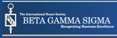 Beta Gamma Sigma business honor society logo