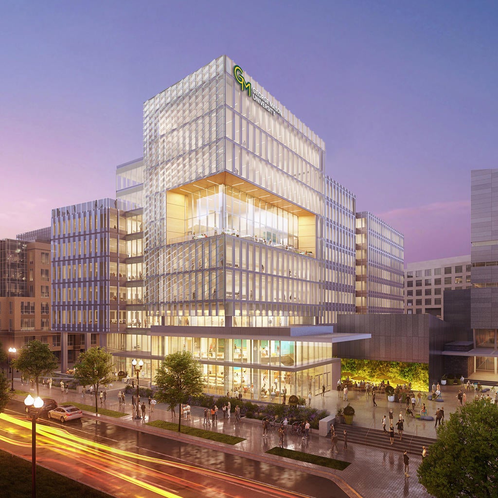 A rendering of the Fuse building under construction in Arlington, VA