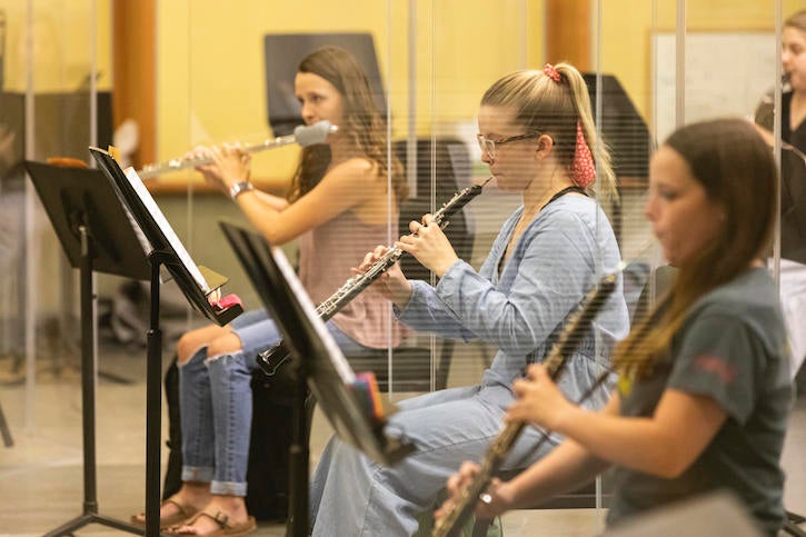 School of Music class