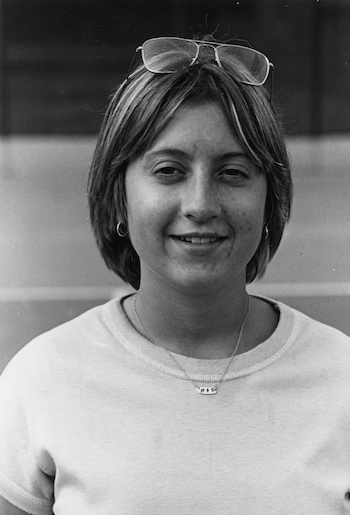 black and white headshot of Vickie Hutman
