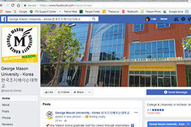 A screen shot of the Mason Korea Facebook page