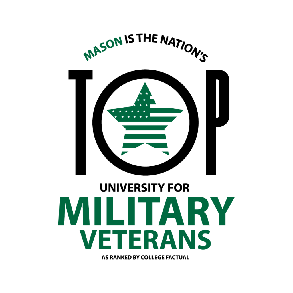 Mason is the Nation's top university for military veterans