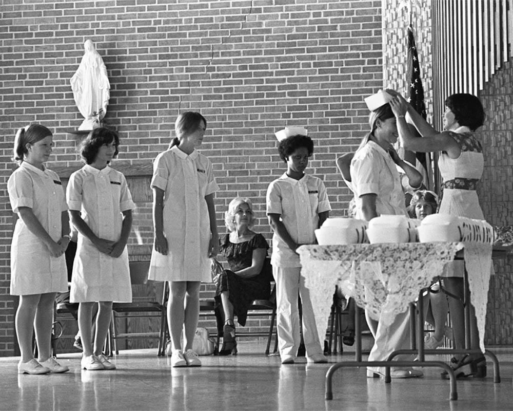 1977 nurse capping ceremony