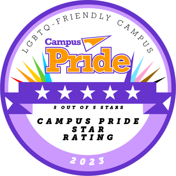 Campus Pride Index 5-star seal 2023