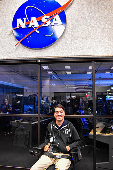 Ricky Chang poses at Goddard Space Flight Center