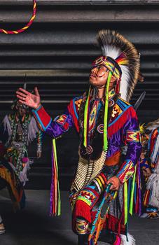 Indigenous Enterprise performs Indigenous Liberation at the Center for the Arts on April 29.
